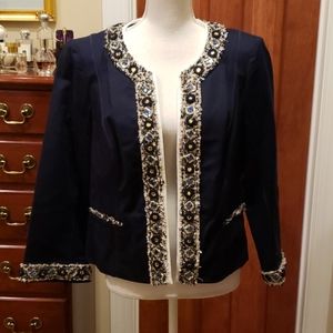 WHBM Navy Blazer NWOT